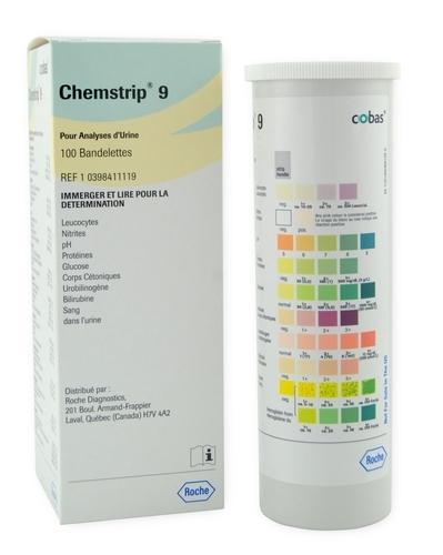 Chemstrip 9 Urine Test Strips-Diagnostics-Birth Supplies Canada