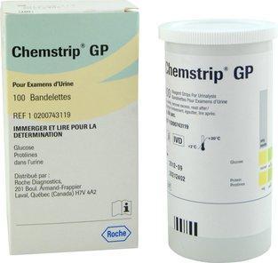 Chemstrip GP Urine Test Strips | Glucose & Protein Analysis-Diagnostics-Birth Supplies Canada