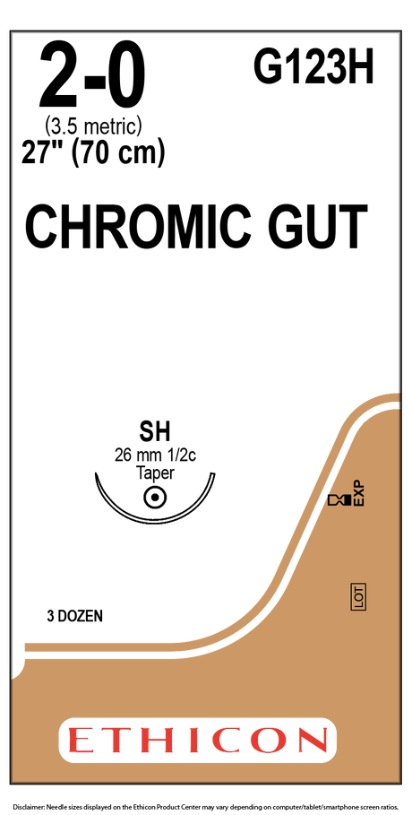 Chromic Gut Absorbable Suture | Ethicon-Medical Devices-Birth Supplies Canada