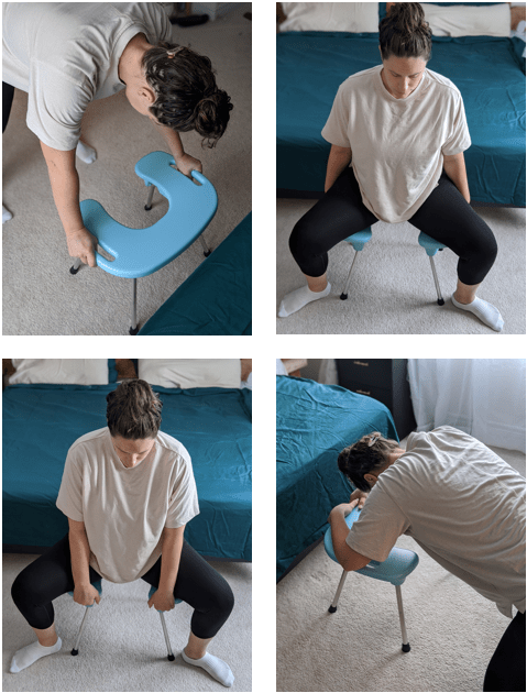 Cleanable Portable Birth Stool-Labour & Doula Supplies-Birth Supplies Canada