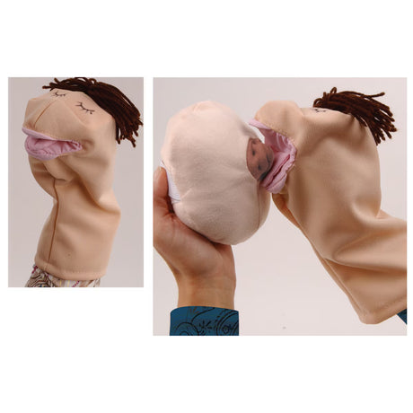 Cloth Breast and Hand Puppet Model Set-Teaching Aids-Birth Supplies Canada