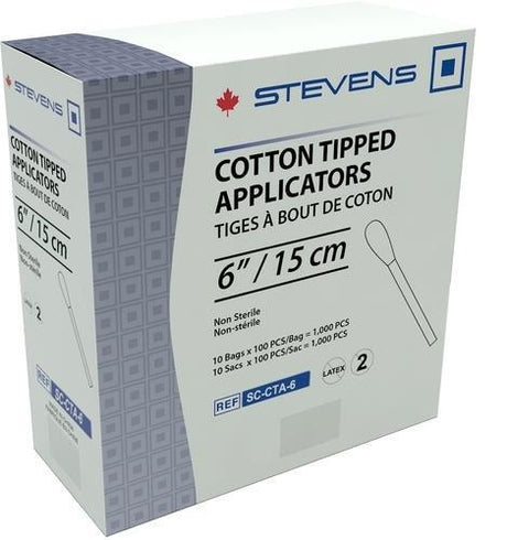 Cotton-Tipped Applicators 6"-Paper Products-Birth Supplies Canada