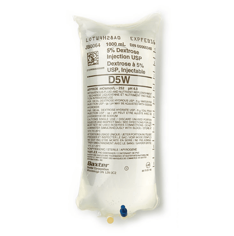 Dextrose 5% Solution | BAXTER-IV Solutions-Birth Supplies Canada