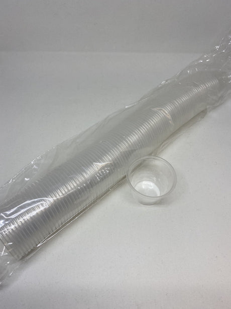 Disposable Medicine Cups | Clear Plastic, 30cc-Clinic Supplies-Birth Supplies Canada