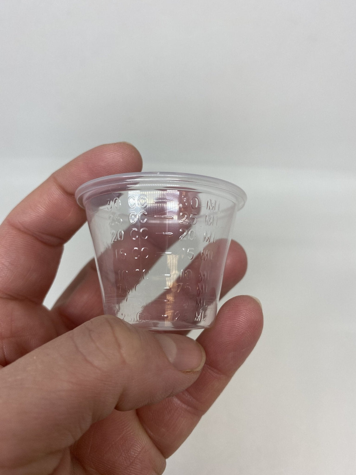 Disposable Medicine Cups | Clear Plastic, 30cc-Paper Products-Birth Supplies Canada