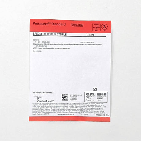 Disposable Vaginal Speculum ~ Sterile Single Use-Medical Devices-Birth Supplies Canada