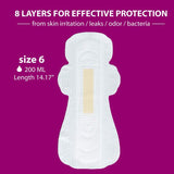 ECO-Certified Overnight/Postpartum Pads-Maternity Pads & Underpads-Birth Supplies Canada