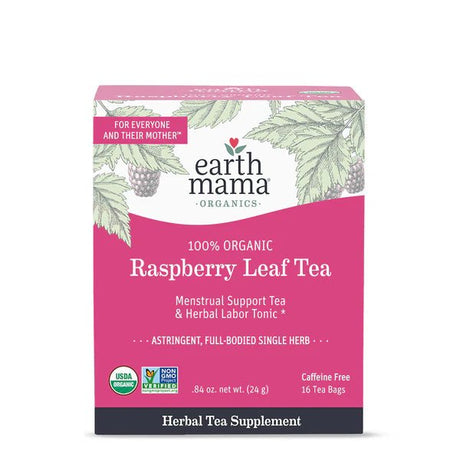 Earth Mama Raspberry Leaf Tea | Earth Mama-Supplements-Birth Supplies Canada