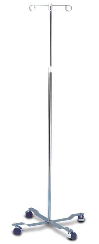 Economy IV Pole | 2 Hook, 4 Leg Base-Non-Medical Supplies-Birth Supplies Canada