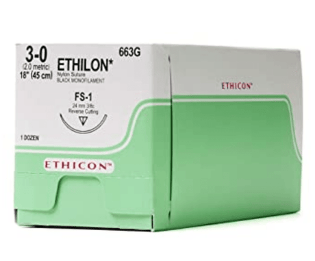 Ethicon Nylon Suture | Non-Absorbable-Medical Devices-Birth Supplies Canada