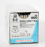 Ethicon Silk Black Braided Sutures | Non-Absorbable-Suture Supplies-Birth Supplies Canada