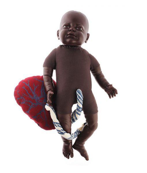 Fetal Doll with umbilical cord & placenta-Teaching Aids-Birth Supplies Canada