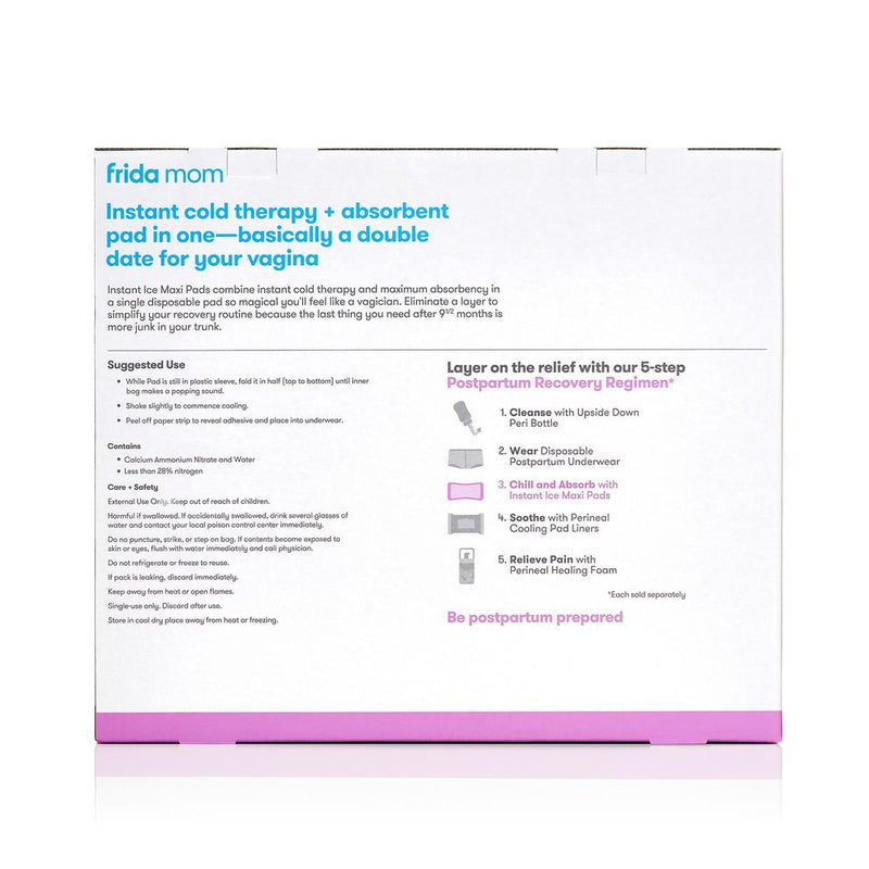 FridaMom Instant Ice Maxi Pads-Postpartum-Birth Supplies Canada