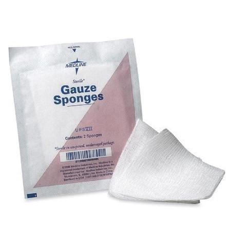 Gauze Pads 2x2 ~ Sterile-Gauze & Bandages-Birth Supplies Canada