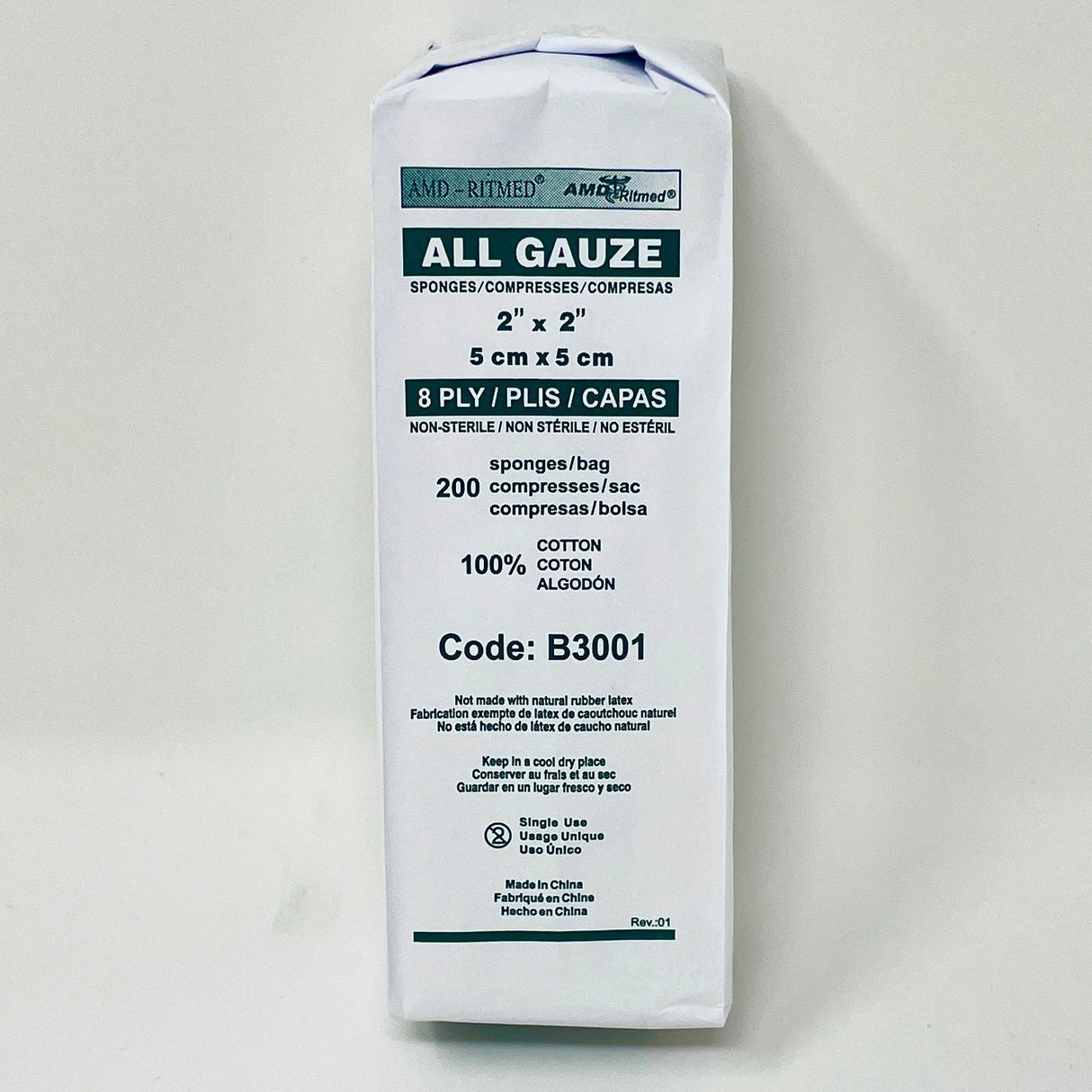 Gauze Sponges, Non‑Sterile-Medical Supplies-Birth Supplies Canada