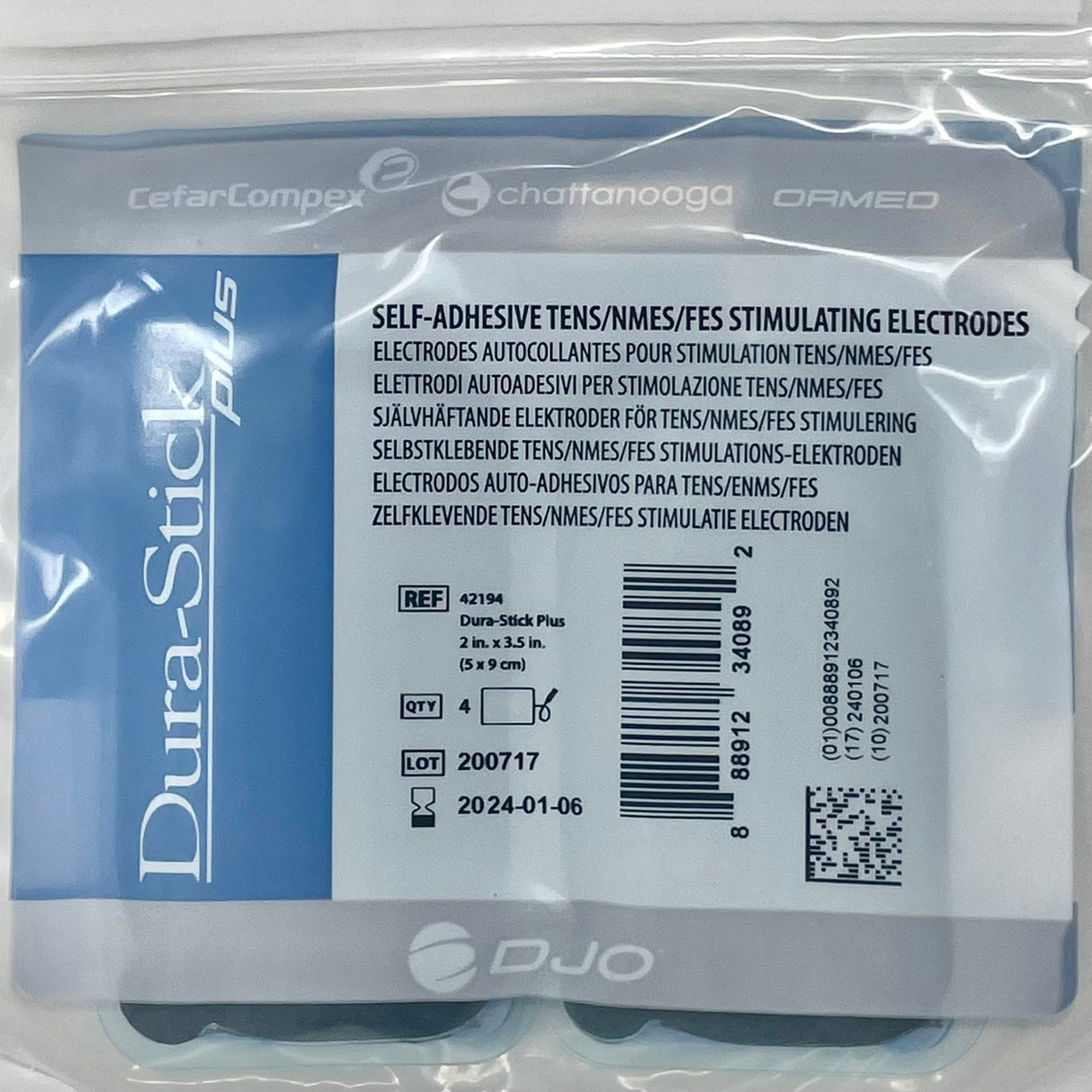 Generic TENS Electrodes (4-Pack)-Medical Devices-Birth Supplies Canada