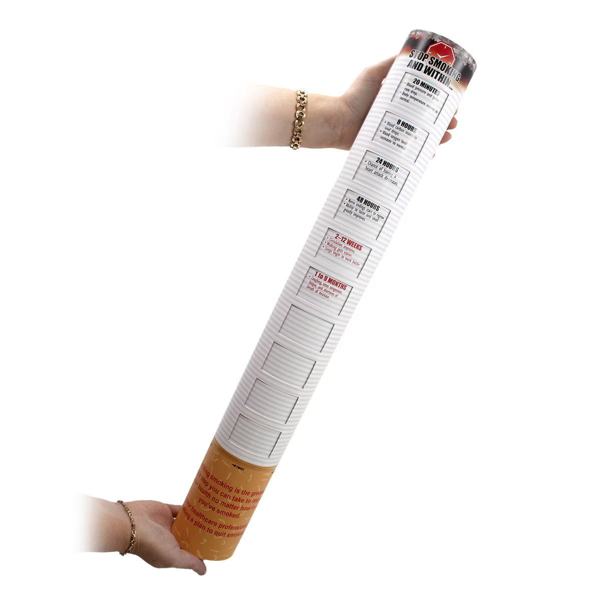 Giant Cigarette Action Display-Teaching Aids-Birth Supplies Canada