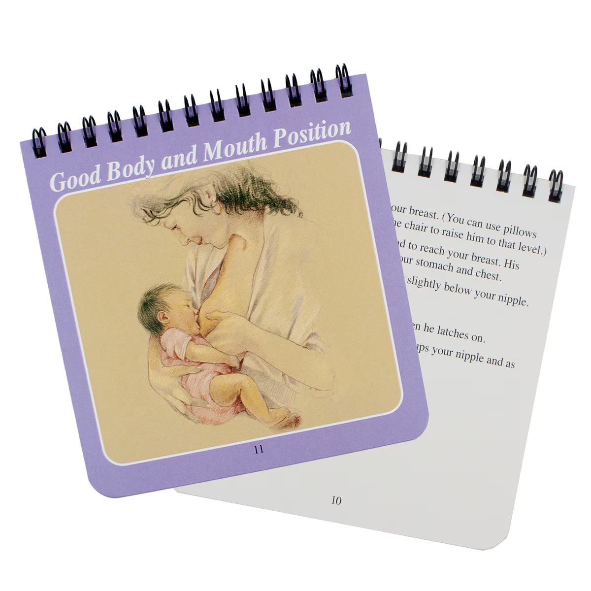 Guide to Breastfeeding Spiral-Bound Chart Set-Teaching Aids-Birth Supplies Canada
