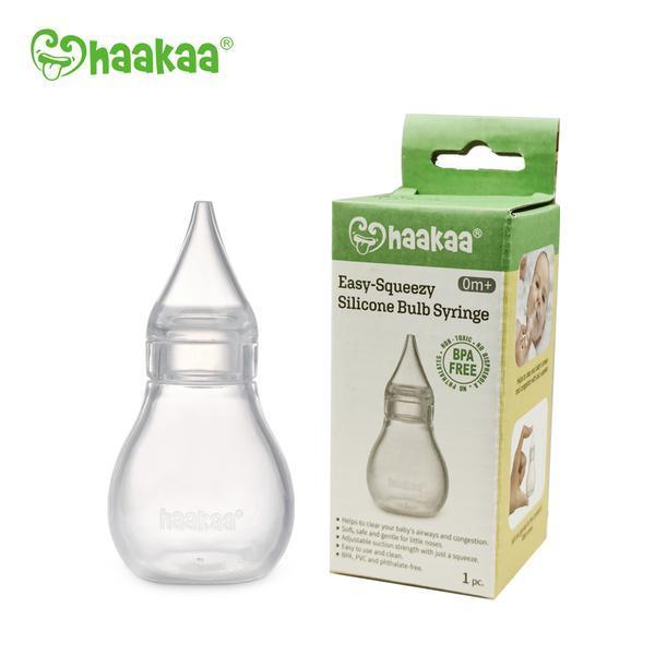 Haakaa Nasal Easy-Squeezy Silicone Bulb Syringe 0m+-Baby Care-Birth Supplies Canada