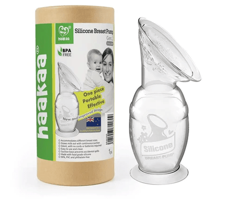 Haakaa Silicone Breast Pump 150mL-Lactation Aids-Birth Supplies Canada
