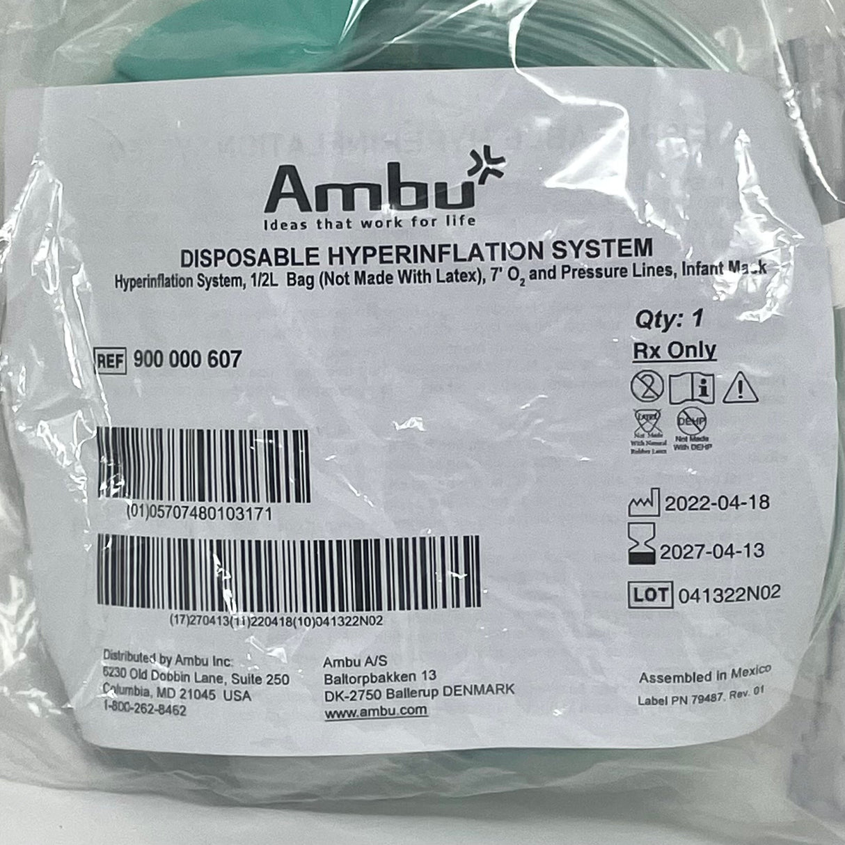 Hyperinflation Bag | Ambu-Airways-Birth Supplies Canada