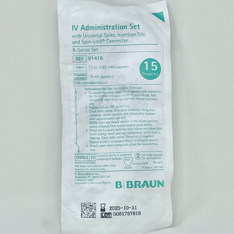 IV Admin Set, Basic 15drops/mL, 73" | Braun-IV Supplies-Birth Supplies Canada