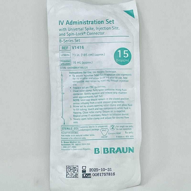 IV Admin Set, Basic 15drops/mL, 73" | Braun-Medical Devices-Birth Supplies Canada
