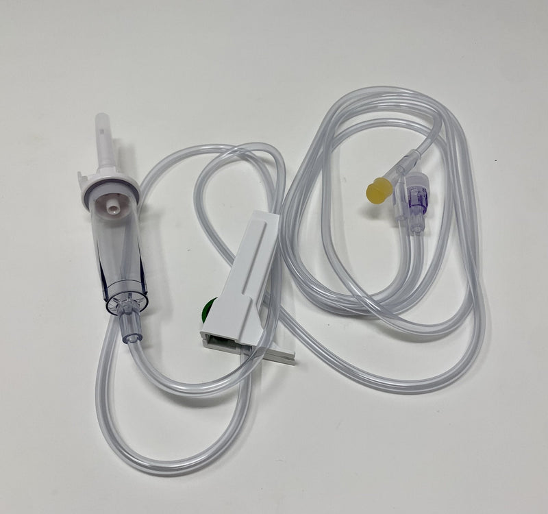 IV Gravity Admin Sets Needle-Free, 15drops/mL, 93" | Braun-Medical Devices-Birth Supplies Canada