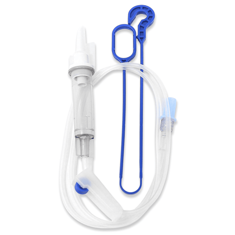 IV Secondary Medication Set | CLEARLINK 10 Drop/mL, 37″ Length-IV Supplies-Birth Supplies Canada