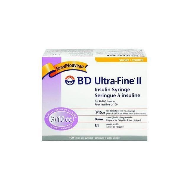 Insulin Syringe Ultra-Fine II-Medical Devices-Birth Supplies Canada