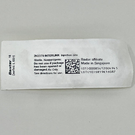 Interlink® Needleless Luer Lock Injection Site | Saline Lock IV Access-Medical Devices-Birth Supplies Canada