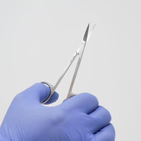 Iris Scissor, curved 4.5"-Instruments-Birth Supplies Canada