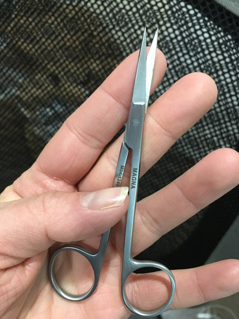 Iris Scissor, straight 4.5"-Instruments-Birth Supplies Canada