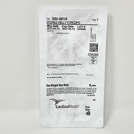 Kelly Forceps (5.5" Curved) | Sterile-Medical Instruments-Birth Supplies Canada