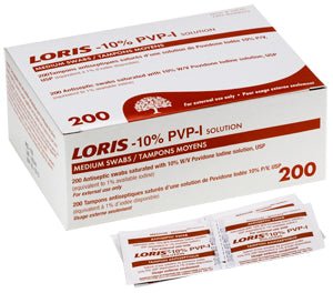 LORIS™ PVP Antiseptic Wipes | 10% Povidone Iodine-Antiseptics & Disinfectants-Birth Supplies Canada
