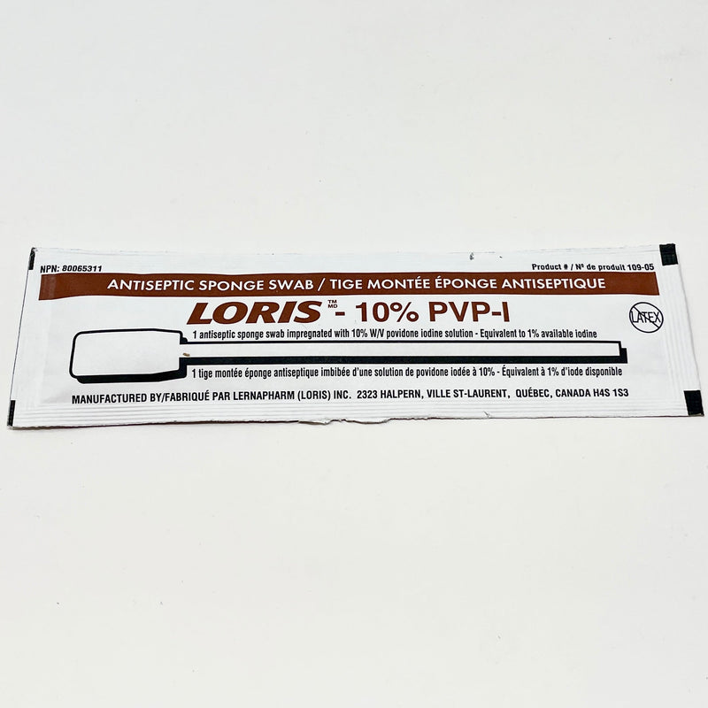 LORIS™ PVP-I Swabstick-Medical Supplies-Birth Supplies Canada