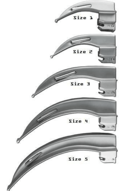Laryngoscope Blades McIntosh Curved - CONVENTIONAL-Airways-Birth Supplies Canada