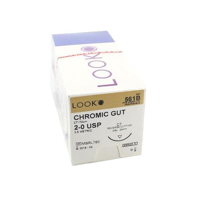 Look Chromic Gut Suture | Absorbable-Medical Devices-Birth Supplies Canada
