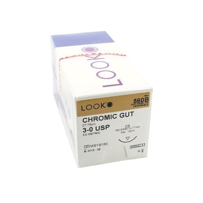 Look Chromic Gut Suture | Absorbable-Medical Devices-Birth Supplies Canada