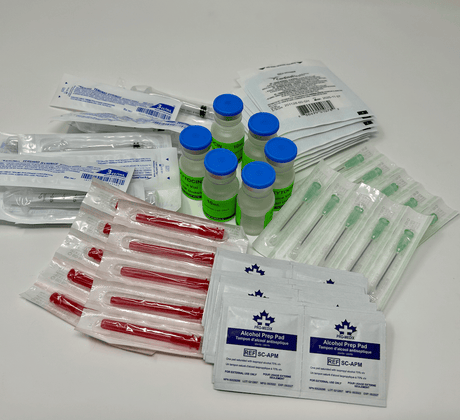 MDWF 2001: WEEK 3,9,11,12 (Injections Lab Kit)-IV Supplies-Birth Supplies Canada