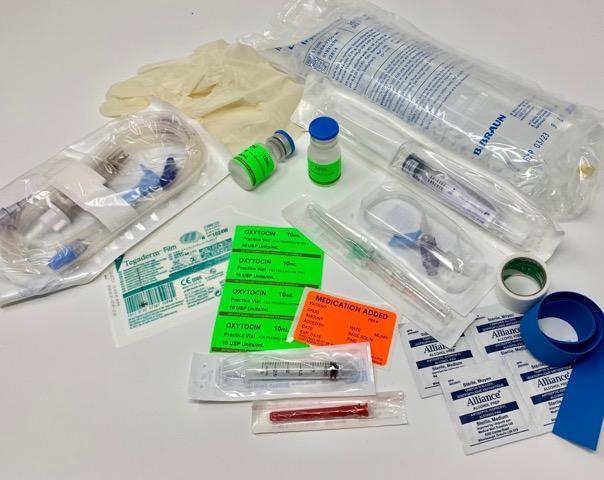 MDWF 3100: IV & Oxytocin SMCA Kit-IV Supplies-Birth Supplies Canada