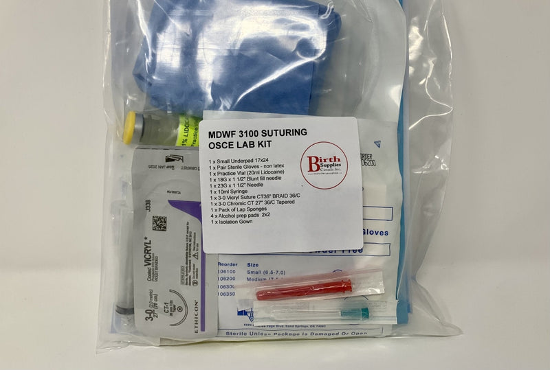 MDWF 4150: Suturing Practice Kit-Medical Supplies-Birth Supplies Canada