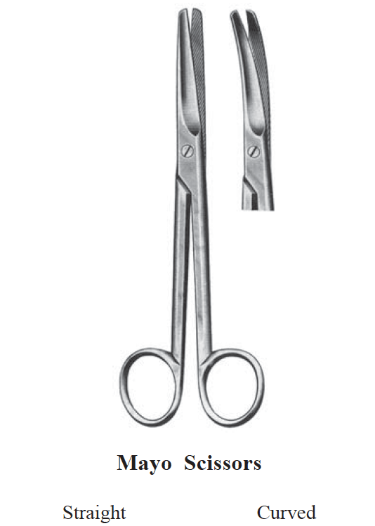 Mayo Scissors, Curved 5.5"-Instruments-Birth Supplies Canada