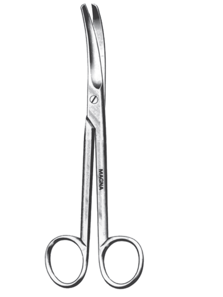 Mayo Scissors, Curved 5.5" | Reusable-Instruments-Birth Supplies Canada