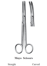 Mayo Scissors, Curved 5.5" | Reusable-Medical Instruments-Birth Supplies Canada