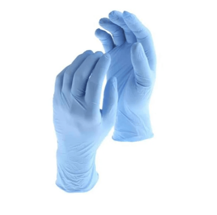 Medical Blue Nitrile Exam Gloves - Latex-Free & Powder-Free-Medical Gloves-Birth Supplies Canada