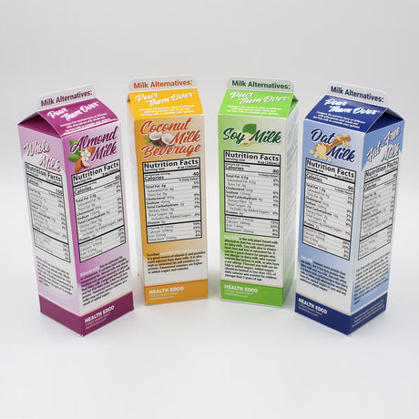 Milk Alternatives: Pour Them Over™ Display-Teaching Aids-Birth Supplies Canada