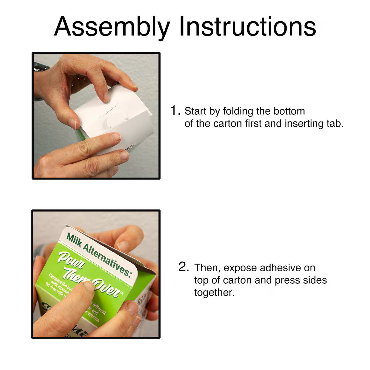 Milk Alternatives: Pour Them Over™ Display-Teaching Aids-Birth Supplies Canada