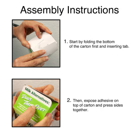 Milk Alternatives: Pour Them Over™ Display-Teaching Aids-Birth Supplies Canada