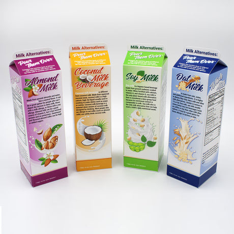Milk Alternatives: Pour Them Over™ Display-Teaching Aids-Birth Supplies Canada